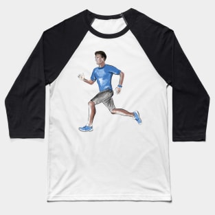 Running man Baseball T-Shirt